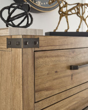 Load image into Gallery viewer, Ridgester - Five Drawer Chest - Light Brown
