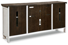 Load image into Gallery viewer, Havalance - Extra Large TV Stand - 4 Doors - Brown / Beige

