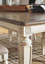 Load image into Gallery viewer, Realyn - Rectangular Dining Room Extension Table - Chipped White
