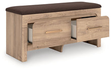 Load image into Gallery viewer, Kinlanni - Bedroom Upholstered Storage Bench - Tan / Brown
