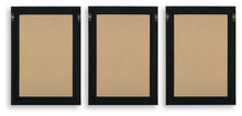 Load image into Gallery viewer, Huddwick - Wall Art Set (Set of 3) - Linen / Black
