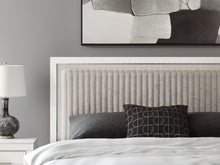 Load image into Gallery viewer, Zuraleus - Upholstered Panel Platform Bed With Roll Slats
