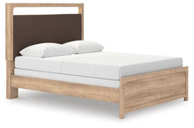 Load image into Gallery viewer, Kinlanni - 4 Pc. - Queen Panel Bed, Dresser, Mirror And Nightstand - Tan
