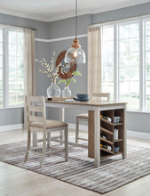 Load image into Gallery viewer, Skempton - Rectangular Counter Table With Storage - White
