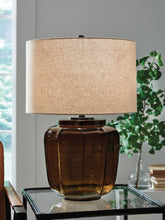 Load image into Gallery viewer, Bainmore - Glass Table Lamp - Amber
