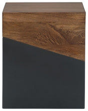 Load image into Gallery viewer, Trailbend - Accent Table - Brown / Gunmetal
