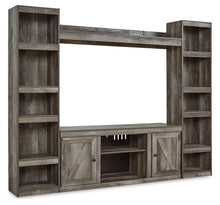 Load image into Gallery viewer, Wynnlow - 4-Piece Entertainment Center With LG TV Stand W/Fireplace Option - Gray
