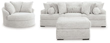 Load image into Gallery viewer, Cuddle Plush - 3 Pc. - 3-Piece Sectional, Chair And Ottoman - Arctic
