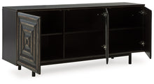 Load image into Gallery viewer, Fair Ridge - Accent Cabinet - Distressed Black
