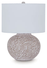 Load image into Gallery viewer, Vien - Terracotta Table Lamp - Distressed White
