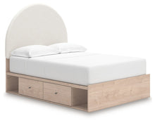 Load image into Gallery viewer, Arloster - 4 Pc. - Full Panel Storage Bed, Dresser, Mirror And Nightstand - Tan
