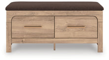 Load image into Gallery viewer, Kinlanni - Bedroom Upholstered Storage Bench - Tan / Brown
