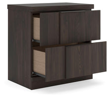 Load image into Gallery viewer, Shaehartin - Two Drawer Night Stand - Dark Brown
