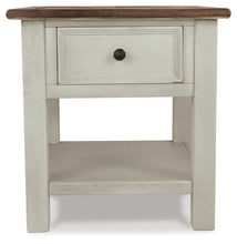 Load image into Gallery viewer, Bolanburg - Rectangular End Table - White / Brown / Beige
