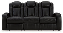 Load image into Gallery viewer, Caveman Den - Power Reclining Sofa With Adj Headrest - Midnight
