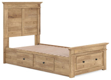Load image into Gallery viewer, Makidern - Panel Storage Bed With 2 Under Bed Storage Units
