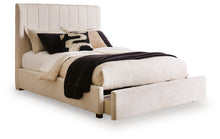 Load image into Gallery viewer, Shoralli - Queen Upholstered Storage Bed - Beige
