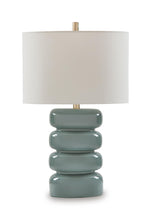 Load image into Gallery viewer, Clayard - Ceramic Table Lamp - Gray Blue
