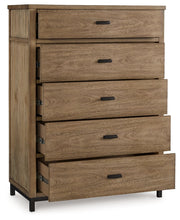 Load image into Gallery viewer, Tomtyn - Five Drawer Chest - Light Brown
