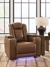 Load image into Gallery viewer, Gruaro - Power Recliner With Adjustable Headrest - Amber
