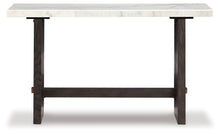 Load image into Gallery viewer, Burkhaus - Sofa Table - White / Dark Brown
