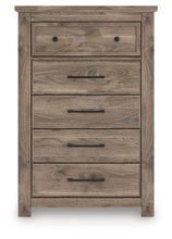 Load image into Gallery viewer, Rusticott - Five Drawer Chest - Brown
