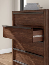 Load image into Gallery viewer, Dilenno - Five Drawer Chest - Dark Brown
