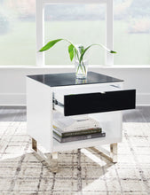 Load image into Gallery viewer, Gardoni - Rectangular End Table - White / Black
