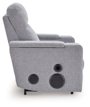 Load image into Gallery viewer, Pineland - Glider Power Recliner With Audio System - Pewter
