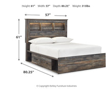 Load image into Gallery viewer, Drystan - Panel Bookcase Bed
