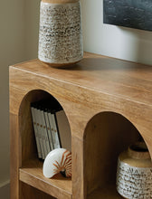 Load image into Gallery viewer, Luzmanacy - Console Sofa Table - Natural Brown
