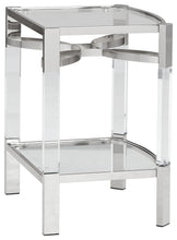 Load image into Gallery viewer, Chaseton - Accent Table - Clear / Silver Finish
