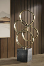 Load image into Gallery viewer, Wellcott - Sculpture - Gold Finish / Black
