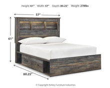 Load image into Gallery viewer, Drystan - Panel Bookcase Bed
