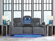 Load image into Gallery viewer, Studio Cave - Power Reclining Sofa - Steel
