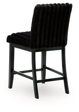 Load image into Gallery viewer, Mervannie - Upholstered Barstool (Set of 2) - Black
