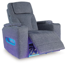 Load image into Gallery viewer, Studio Cave - Power Recliner - Steel

