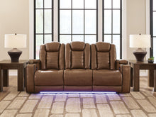 Load image into Gallery viewer, Gruaro - Power Reclining Sofa With Adjustable Headrest - Amber
