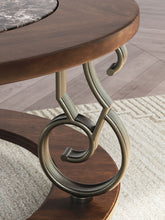 Load image into Gallery viewer, Frallyn - Round Cocktail Table - Dark Brown
