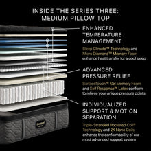 Load image into Gallery viewer, Beautyrest Black - 16.25" Series Three Medium Pillow Top Mattress
