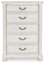 Load image into Gallery viewer, Montelaine - Five Drawer Chest - Antique White
