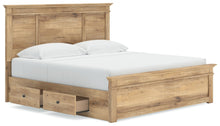 Load image into Gallery viewer, Makidern - Panel Storage Bed With Under Bed Storage Unit
