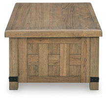 Load image into Gallery viewer, Ridgester - Lift Top Cocktail Table - Light Brown
