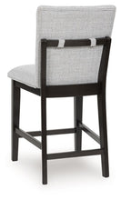 Load image into Gallery viewer, Neymorton - Upholstered Barstool (Set of 2) - Dark Grayish Brown
