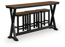Load image into Gallery viewer, Wildenauer - Rectangular Dining Room Counter Table Set (Set of 4) - Brown / Black
