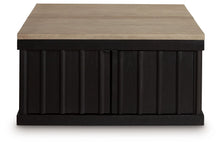Load image into Gallery viewer, Rylandyn - Lift Top Cocktail Table - Black / Light Brown

