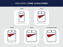 Load image into Gallery viewer, Chime 10 Inch Hybrid - Medium Hybrid Mattress
