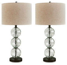 Load image into Gallery viewer, Airbal - Glass Table Lamp (Set of 2) - Clear / Black
