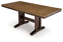 Load image into Gallery viewer, Rylandeen - Rectangular Dining Room Counter Height Extension Table - Light Brown / Dark Brown
