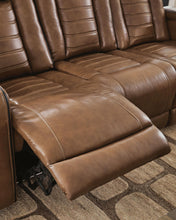 Load image into Gallery viewer, Gruaro - Power Reclining Sofa With Adjustable Headrest - Amber

